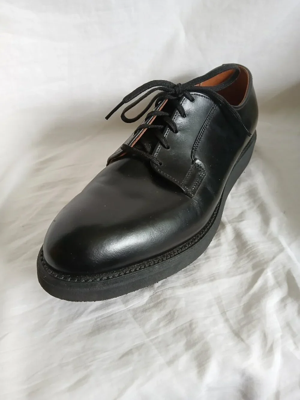 Vintage Red Wing Black Oxford Dress Shoes Postman 101s Mens 8B 1980s